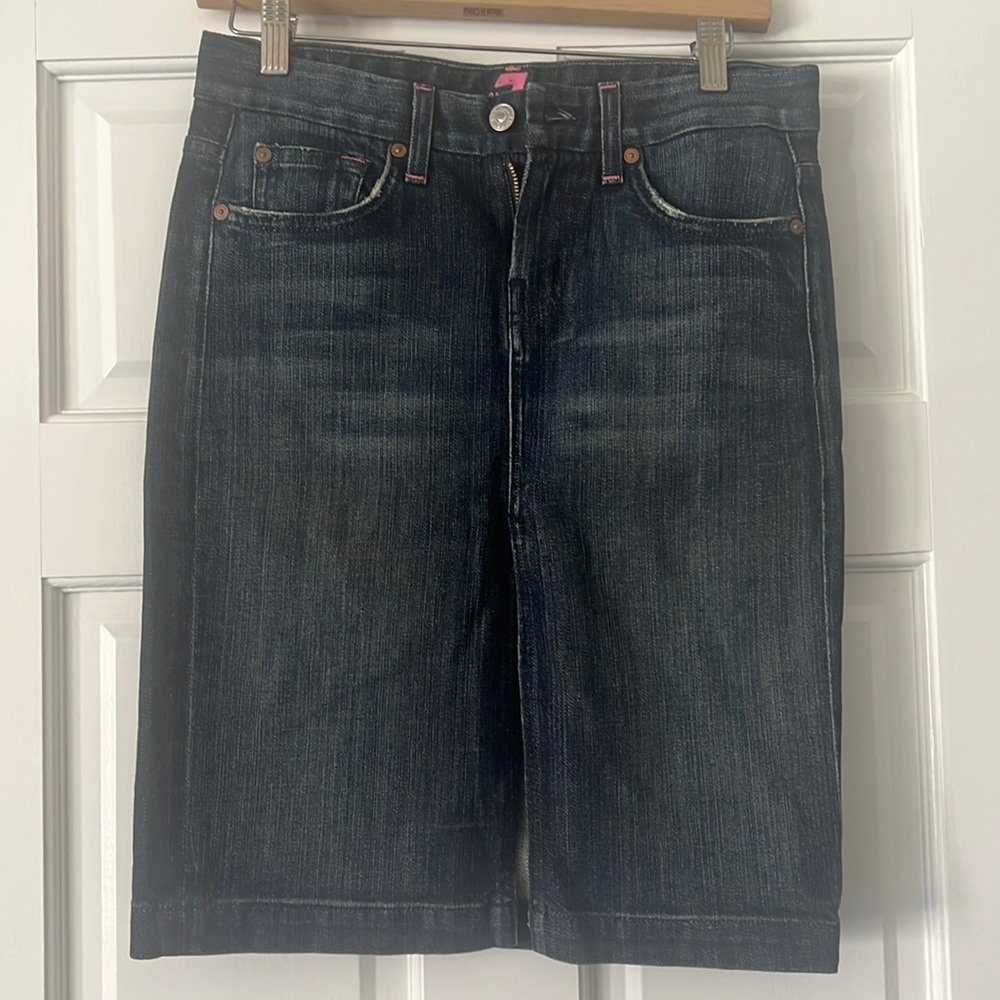 7 for all mankind Denim skirt